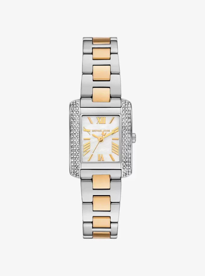 Petite Emery Pavé Two-Tone Watch