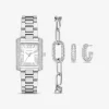 Petite Emery Silver-Tone Watch and Jewelry Gift Set