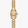 Petite Lexington Pavé Gold-Tone Watch and Jewelry Gift Set