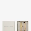 Petite Lexington Pavé Gold-Tone Watch and Jewelry Gift Set