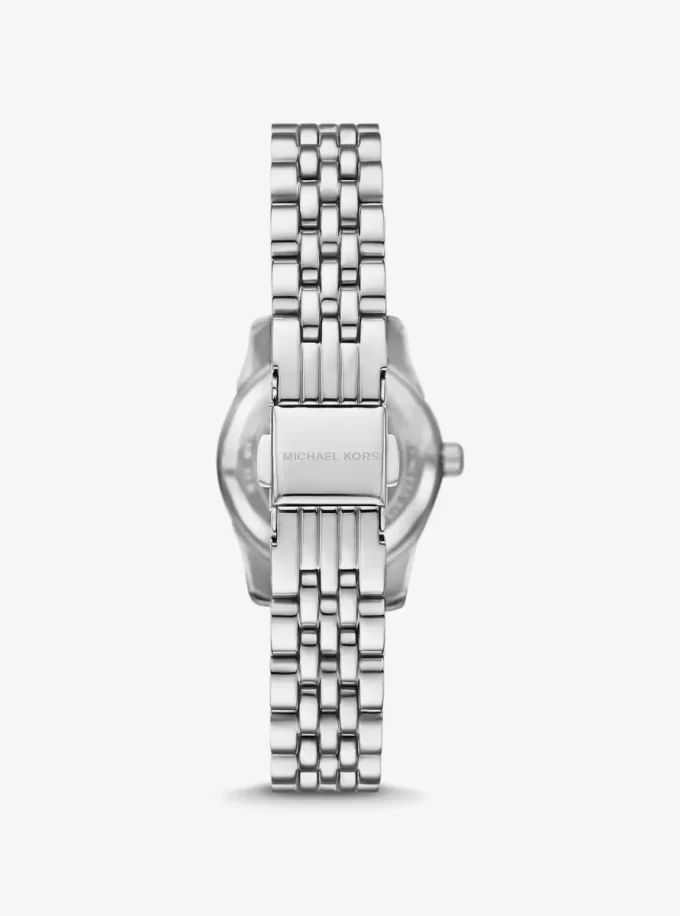 Petite Lexington Pavé Silver-Tone Watch