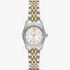 Petite Lexington Pavé Two-Tone Watch