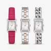 Petite Monroe Two-Tone and Crocodile-Embossed Leather Watch Strap Set Petite Monroe Two-Tone and Crocodile-Embossed Leather Watch Strap Set