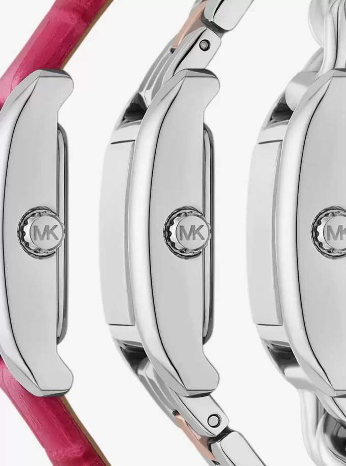 Petite Monroe Two-Tone and Crocodile-Embossed Leather Watch Strap Set Petite Monroe Two-Tone and Crocodile-Embossed Leather Watch Strap Set