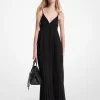 Pleated Georgette Maxi Dress Pleated Georgette Maxi Dress