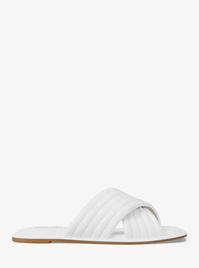 Portia Patent Slide Sandal