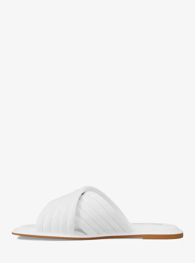 Portia Patent Slide Sandal