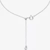 Precious Metal-Plated Sterling Silver Cubic Zirconia Necklace Precious Metal-Plated Sterling Silver Cubic Zirconia Necklace