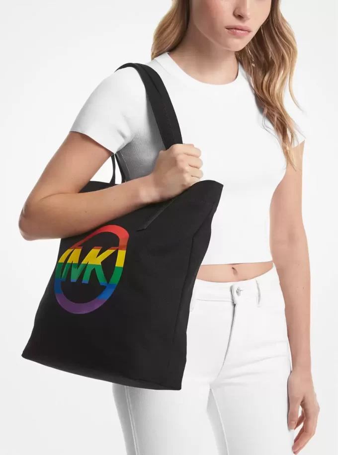 PRIDE Rainbow Logo Cotton Tote Bag PRIDE Rainbow Logo Cotton Tote Bag