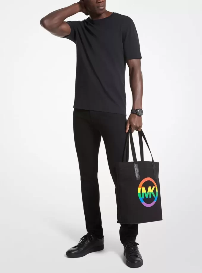 PRIDE Rainbow Logo Cotton Tote Bag PRIDE Rainbow Logo Cotton Tote Bag