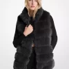 Quilted Faux Fur Vest Quilted Faux Fur Vest