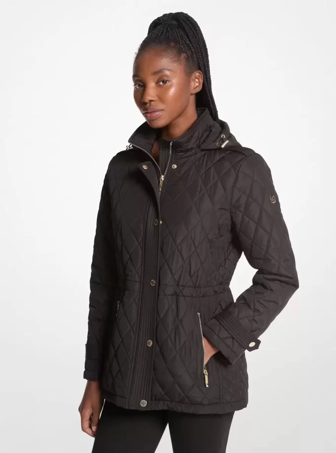 Quilted Hooded Jacket Quilted Hooded Jacket