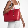 Quinn Large Metallic Signature Logo Tote Bag