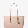 Quinn Large Signature Logo and Leather Tote Bag
