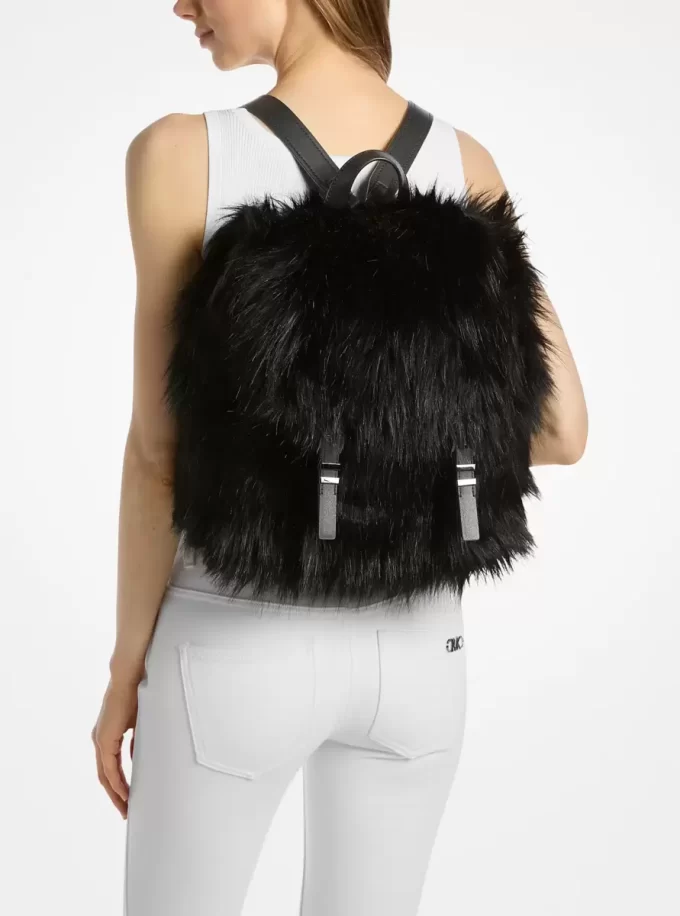 Quinn Medium Faux Fur Backpack Quinn Medium Faux Fur Backpack