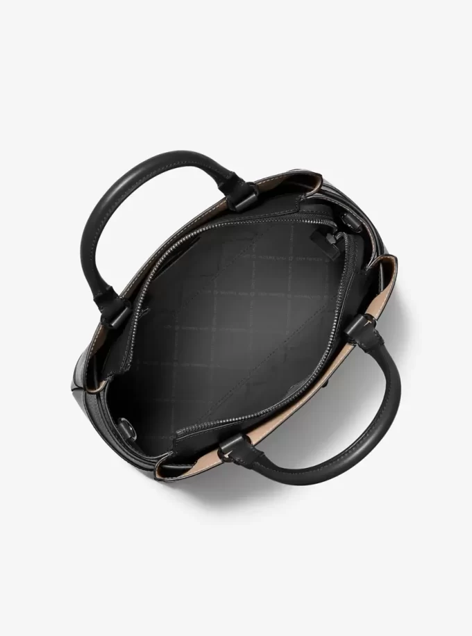 Reed Large Pebbled Leather Satchel