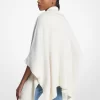 Reversible Logo Cotton Blend Zip-Up Poncho Reversible Logo Cotton Blend Zip-Up Poncho