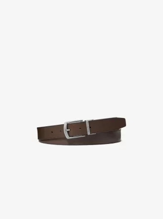 Reversible Signature Logo and Leather Belt Reversible Signature Logo and Leather Belt