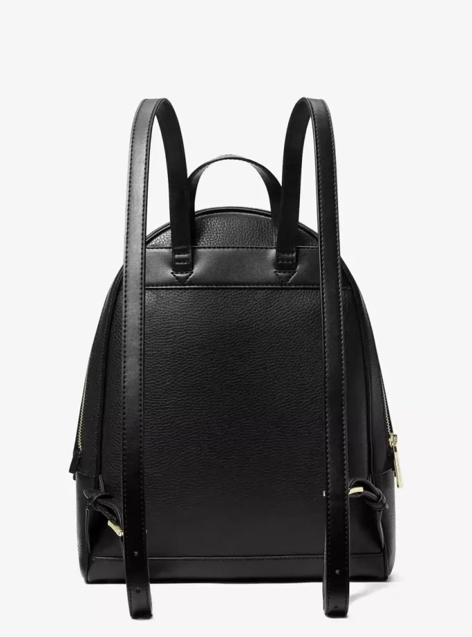 Rhea Medium Pebbled Leather Backpack Rhea Medium Pebbled Leather Backpack