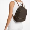 Rhea Medium Signature Logo Backpack