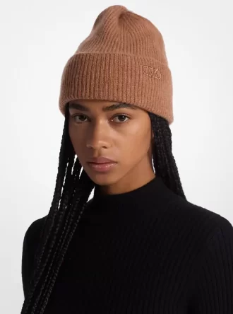 Ribbed Cashmere Beanie Hat Ribbed Cashmere Beanie Hat