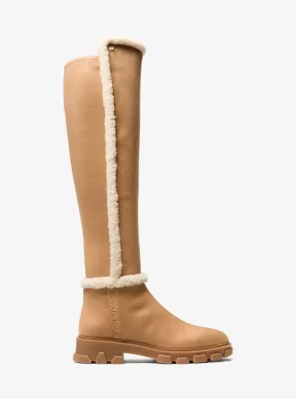 Ridley Faux Shearling Trim Riding Boot