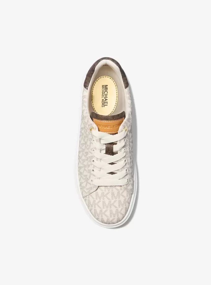 Romey Two-Tone Logo Platform Sneaker Romey Two-Tone Logo Platform Sneaker