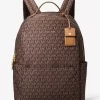 Sable Large Printed Signature Logo Backpack Sable Large Printed Signature Logo Backpack