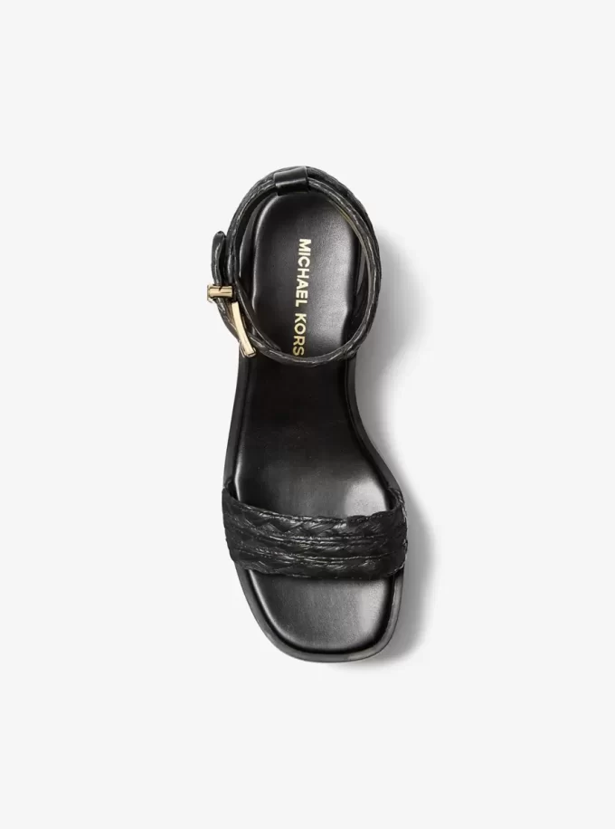 Sandra Straw Platform Sandal Sandra Straw Platform Sandal