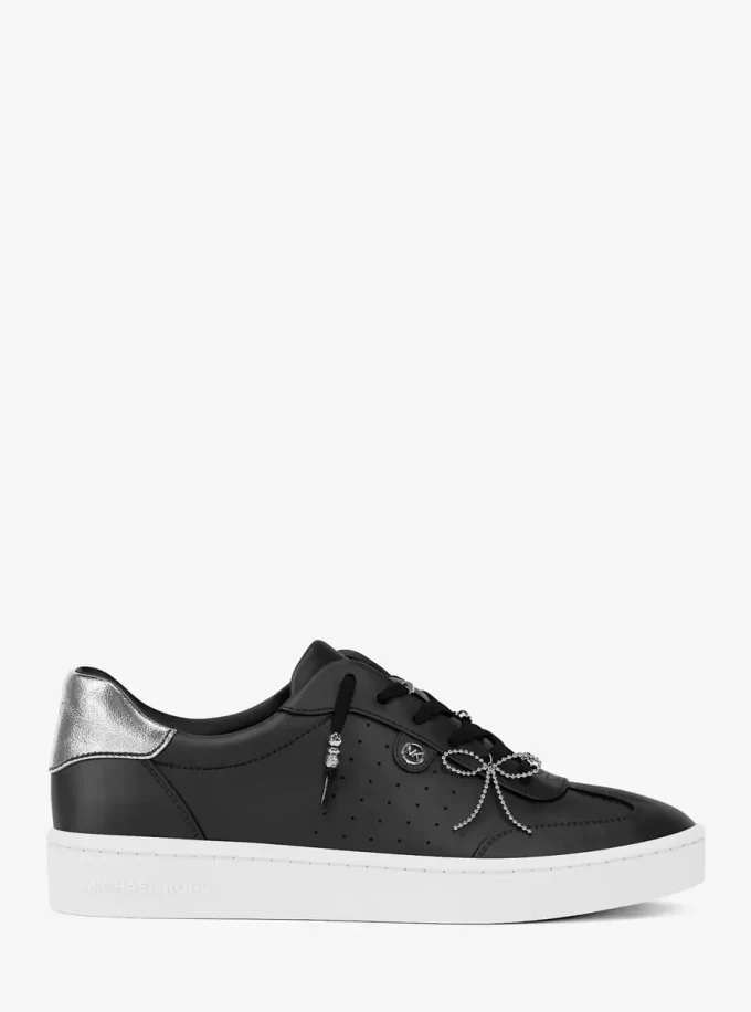 Scotty Embellished Leather Sneaker