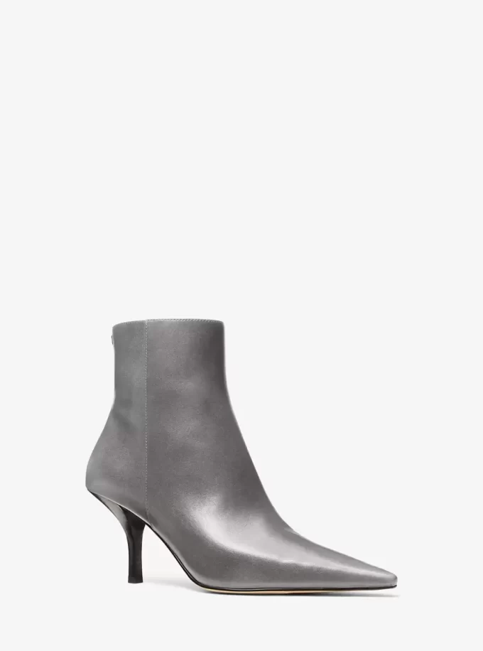 Selina Burnished Leather Ankle Boot Selina Burnished Leather Ankle Boot