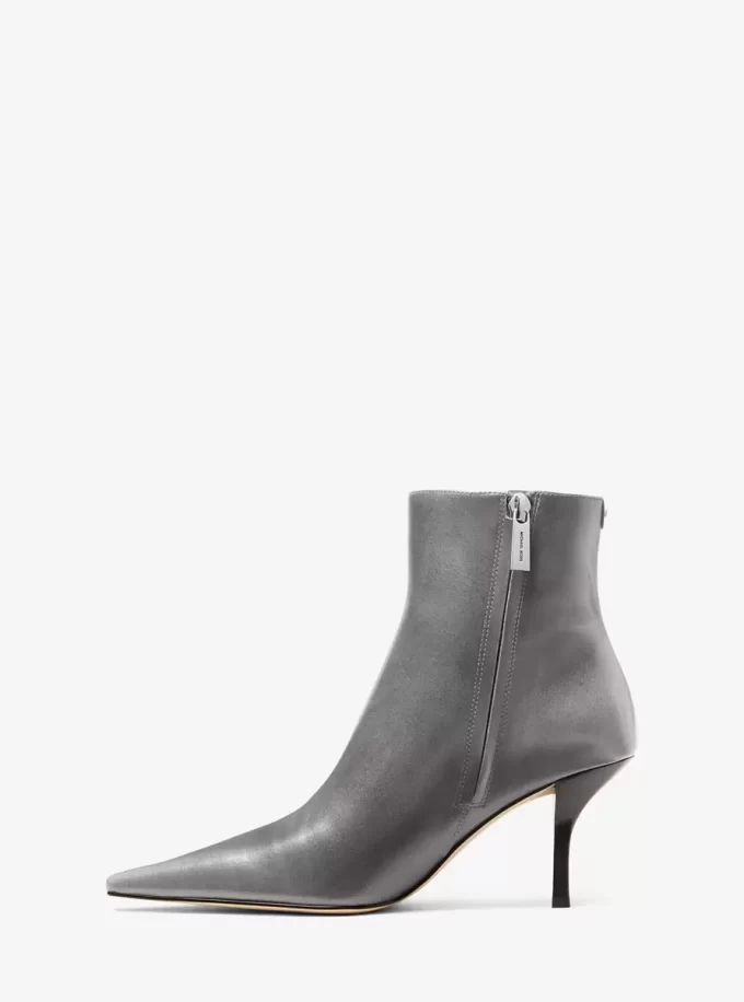 Selina Burnished Leather Ankle Boot Selina Burnished Leather Ankle Boot
