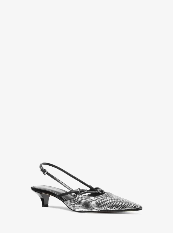 Selina Embellished Slingback Pump