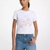 Sequined Graphic Cotton T-Shirt