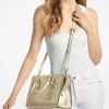 Sheila Medium Metallic Satchel