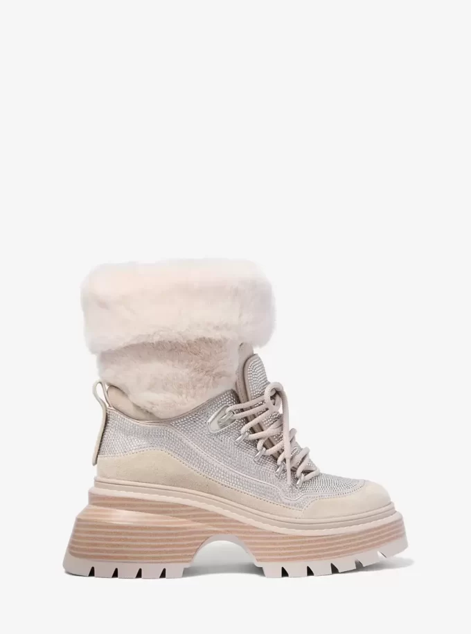 Shiloh Embellished Mixed-Media Boot