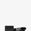 Signature Logo Card Case and Belt Gift Set