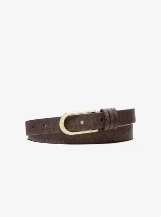 Signature Logo Skinny Belt