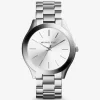 Slim Runway Silver-Tone Watch