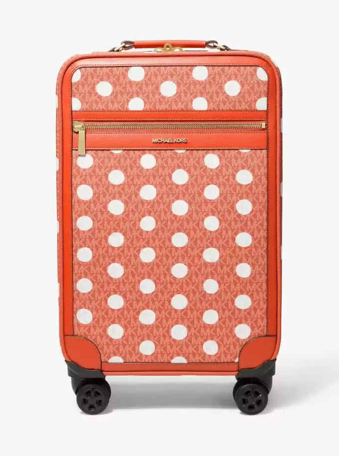 Small Polka Dot Signature Logo Suitcase Small Polka Dot Signature Logo Suitcase