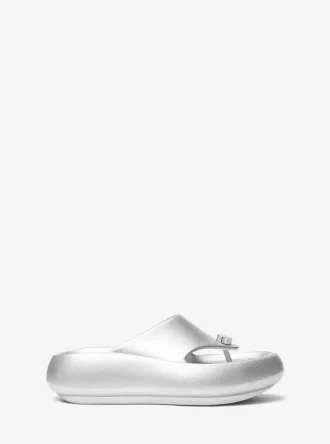 Splash Metallic Platform Sandal