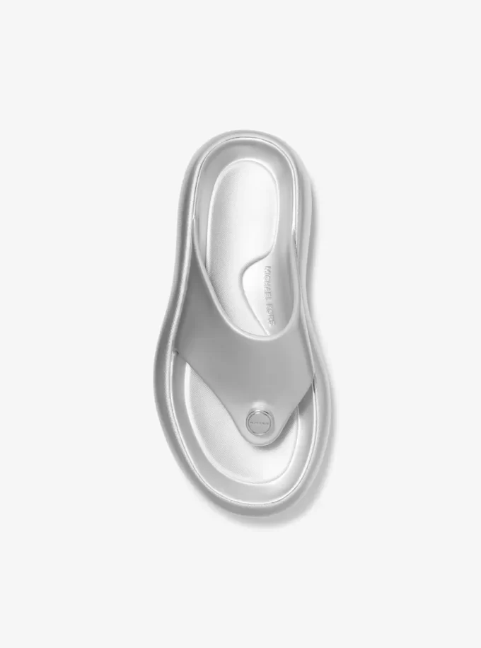 Splash Metallic Platform Sandal