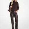 Straight-Leg Leather Pants Straight-Leg Leather Pants