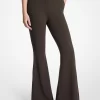 Stretch Crepe Flared Pant