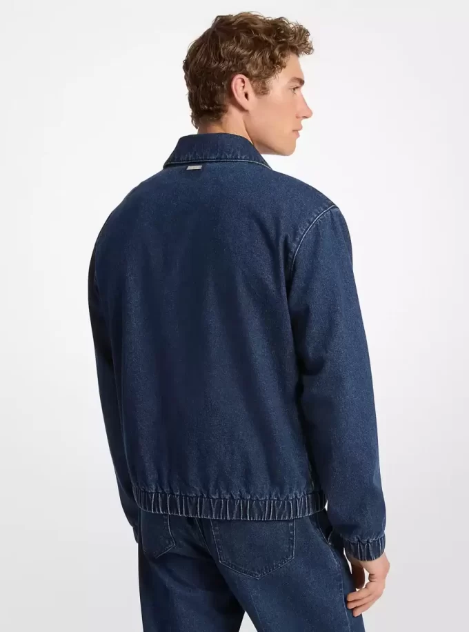 Stretch Denim Shirt Jacket