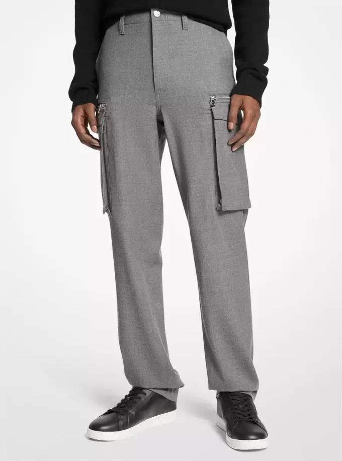 Stretch Wool Cargo Pants Stretch Wool Cargo Pants