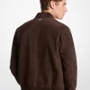 Suede Bomber Jacket