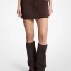 Suede Mini Skirt Suede Mini Skirt