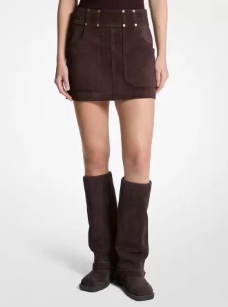 Suede Mini Skirt Suede Mini Skirt