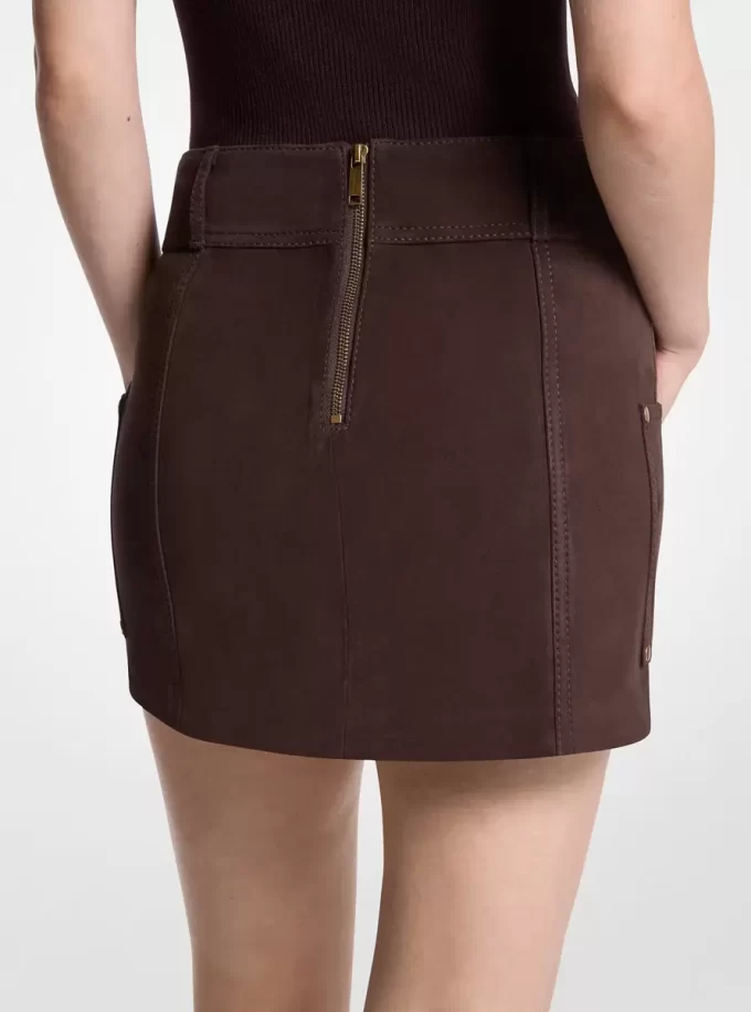 Suede Mini Skirt Suede Mini Skirt